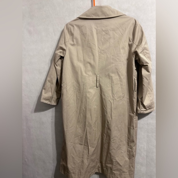 Classic Tan Double-Breasted Women's Trench Coat H&M XS light weight old money - Picture 5 of 6